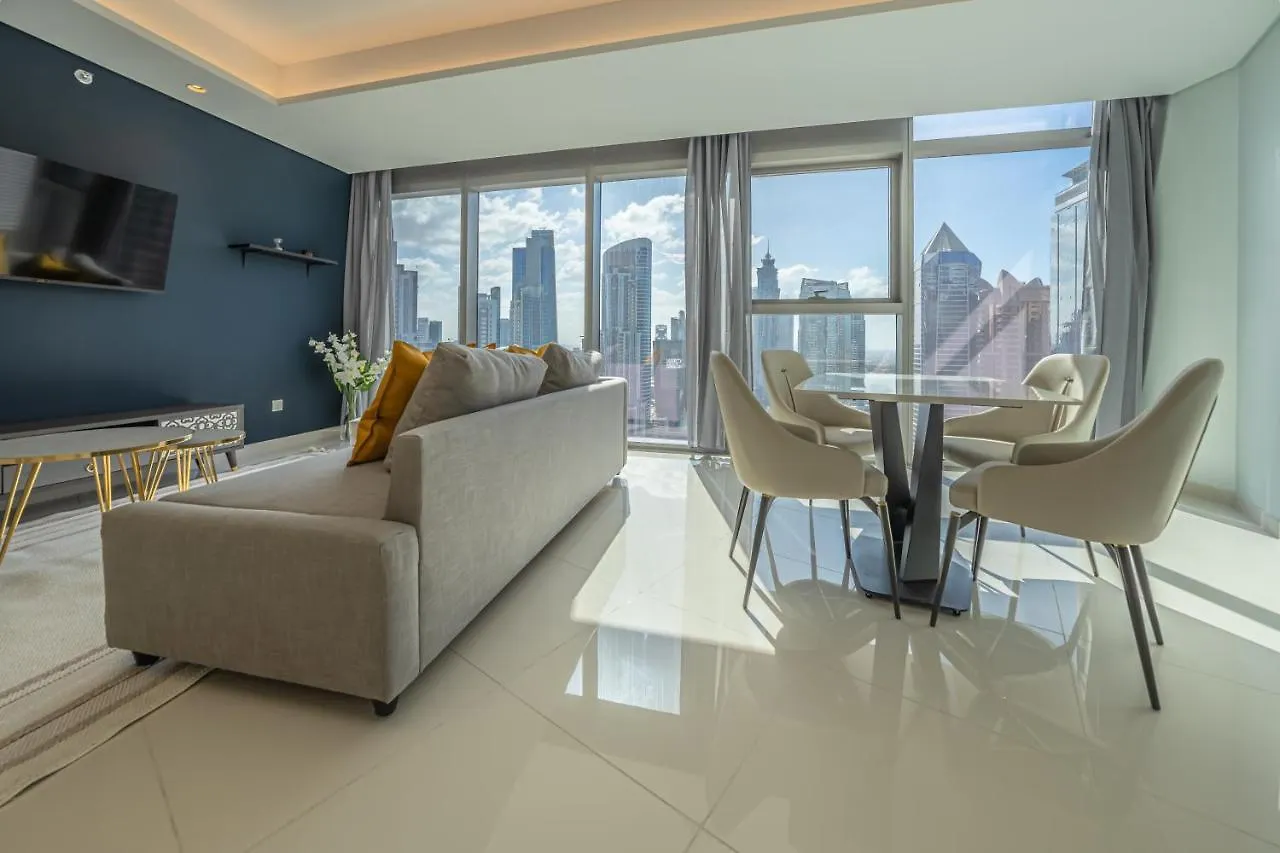 Magical Apartment With Rooftop Pool & Burj Khalifa View Dubai Emirati Arabi Uniti
